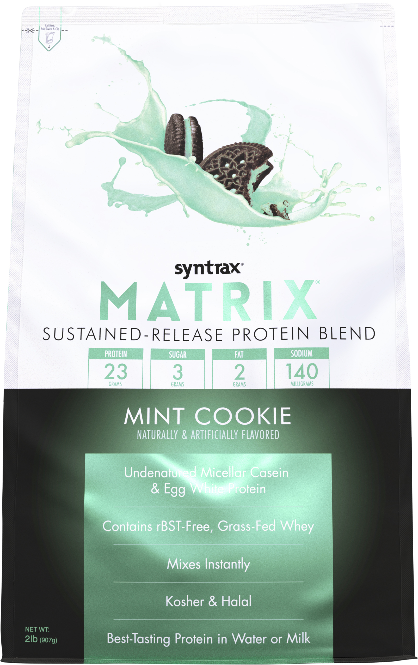 Протеин Syntrax  Matrix 908 гр Mint Cookies