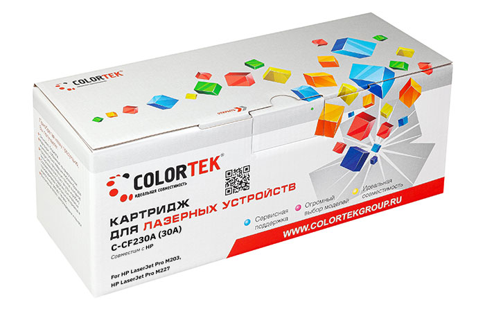 фото Картридж для лазерного принтера colortek cf230a ​black