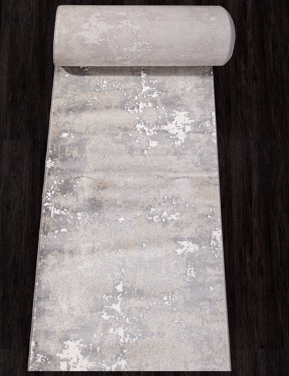 фото Ковровая дорожка atlantis d996 cream-gray merinos