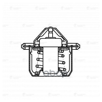 фото Термостат для а/м mitsubishi lancer x (07-)/asx (10-) 1.6i (87с) (термоэл.) (lt 1116) luza luzar