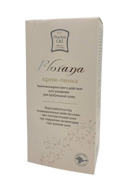 фото Крем-пенка натуральная для умывания florana, 250 мл doctor oil