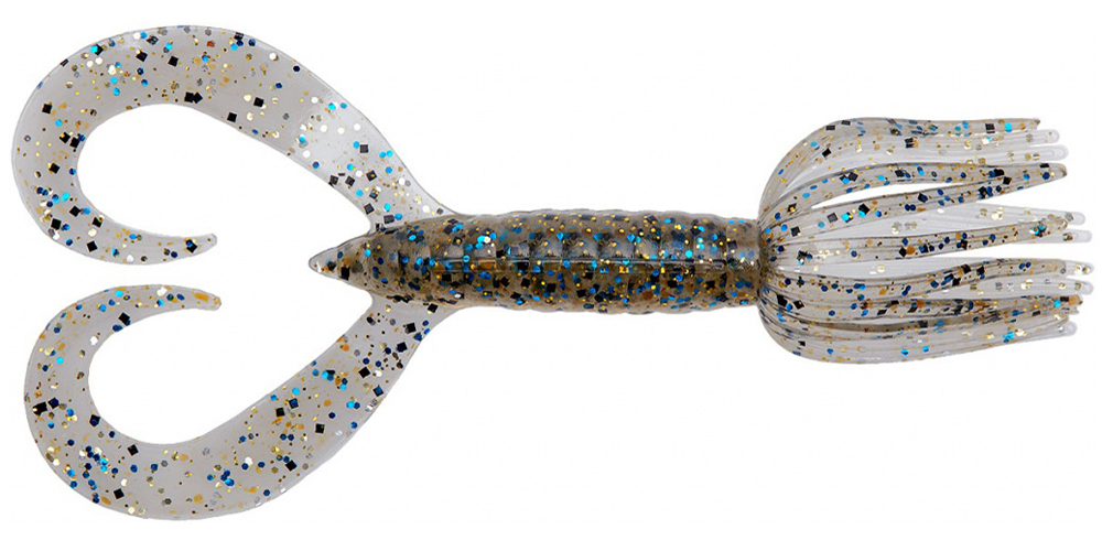

Силиконовая приманка Keitech Little Spider 2" #418T Bluegill Flash, Разноцветный, Little Spider 2"