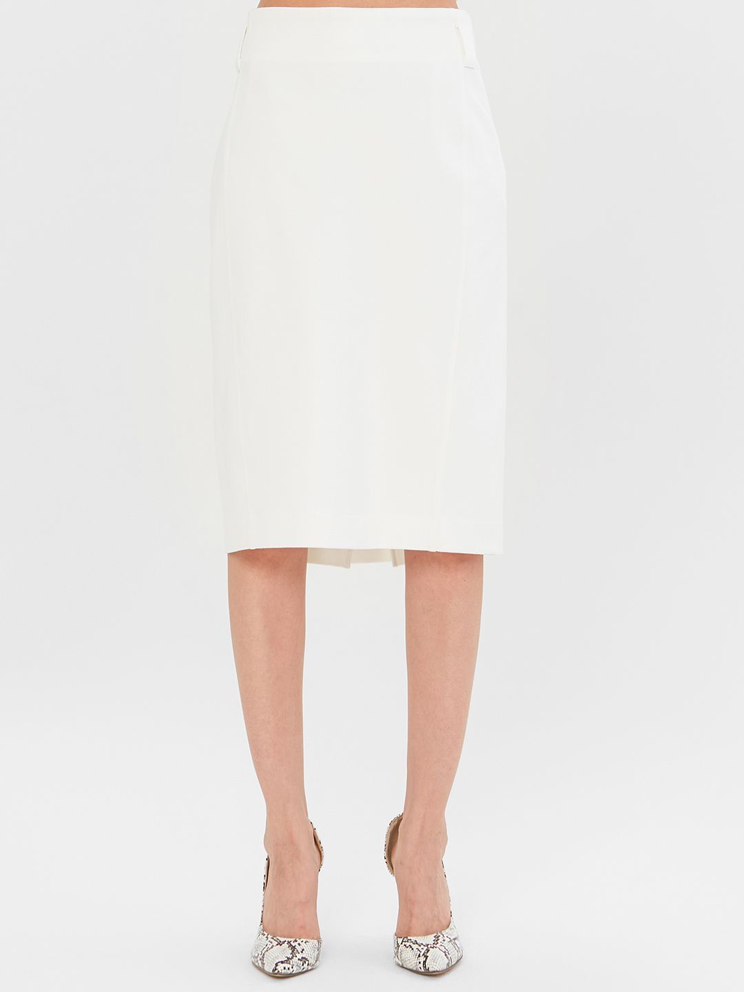 Юбка женская Lo 17232001 белая 44 RU