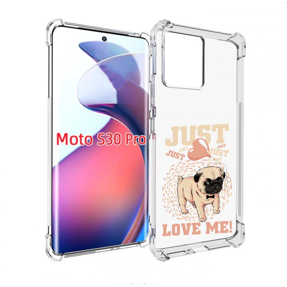

Чехол MyPads Люби меня для Motorola Moto S30 Pro, Прозрачный, Tocco