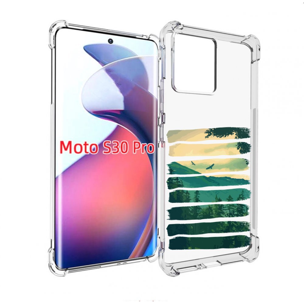 

Чехол MyPads Лесная чаща для Motorola Moto S30 Pro, Прозрачный, Tocco