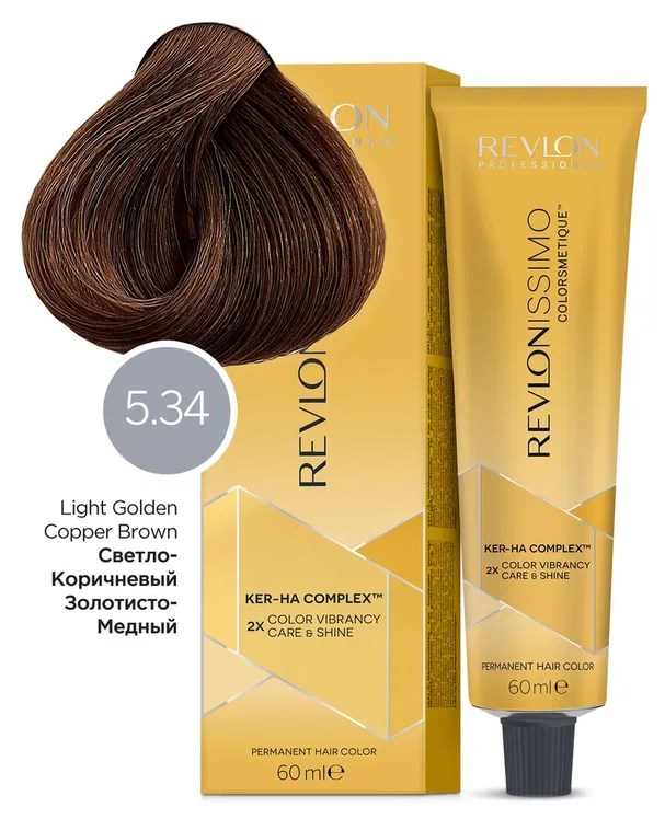 

Краска для волос Revlon Professional Revlonissimo Colorsmetique Color & Care, 5.34