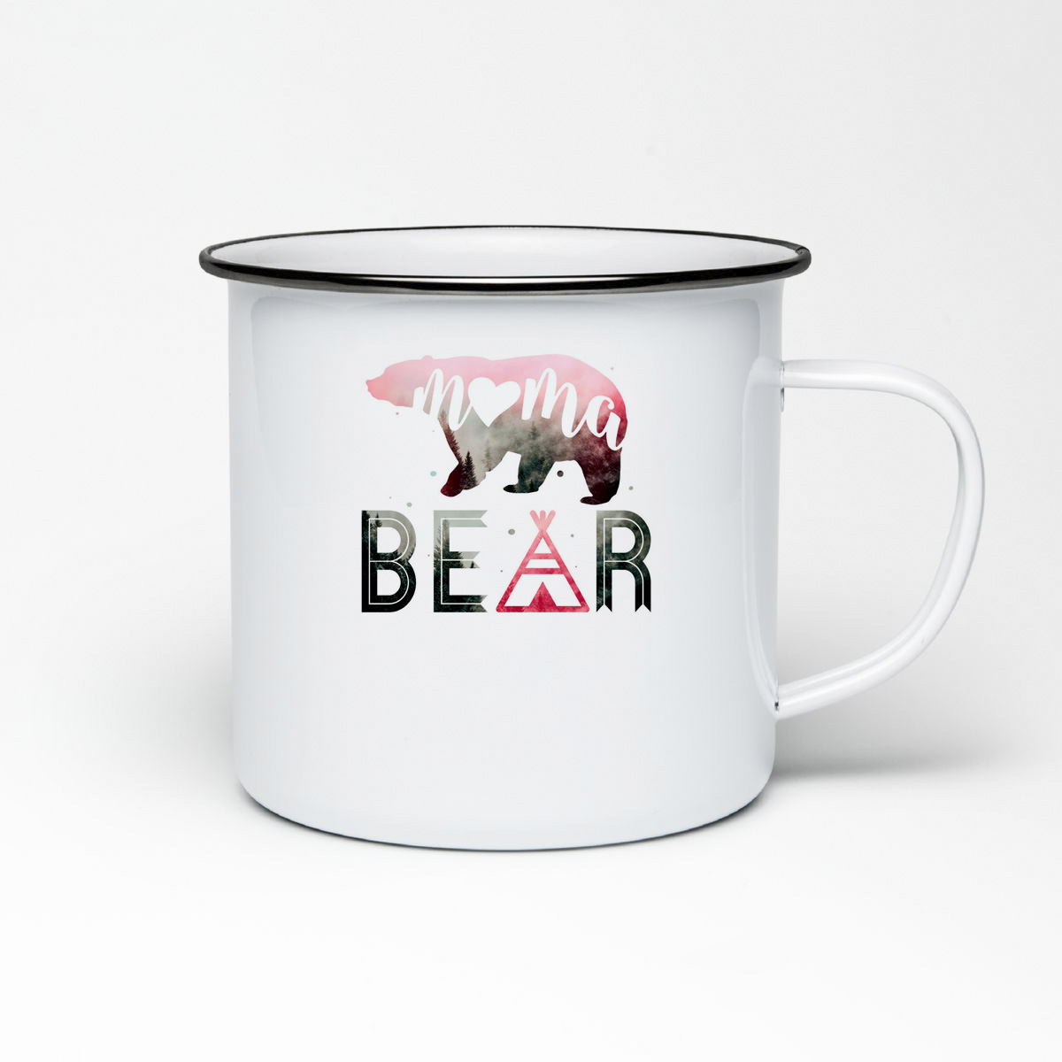 

Кружка металлическая CoolPodarok Семья. papa bear