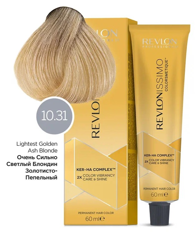 

Краска для волос Revlon Professional Revlonissimo Colorsmetique Color & Care, 10.31