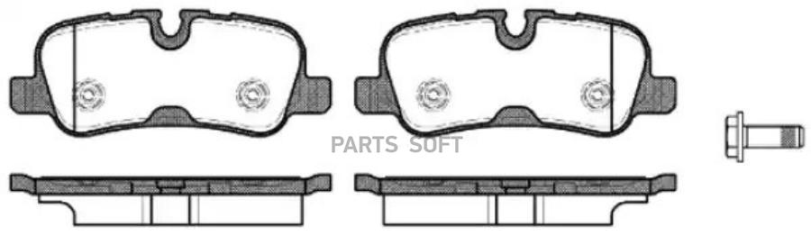 

Колодки дисковые з. Land Rover Range Rover Sport 3.0 TD/5.0 V8 05> 1159 10