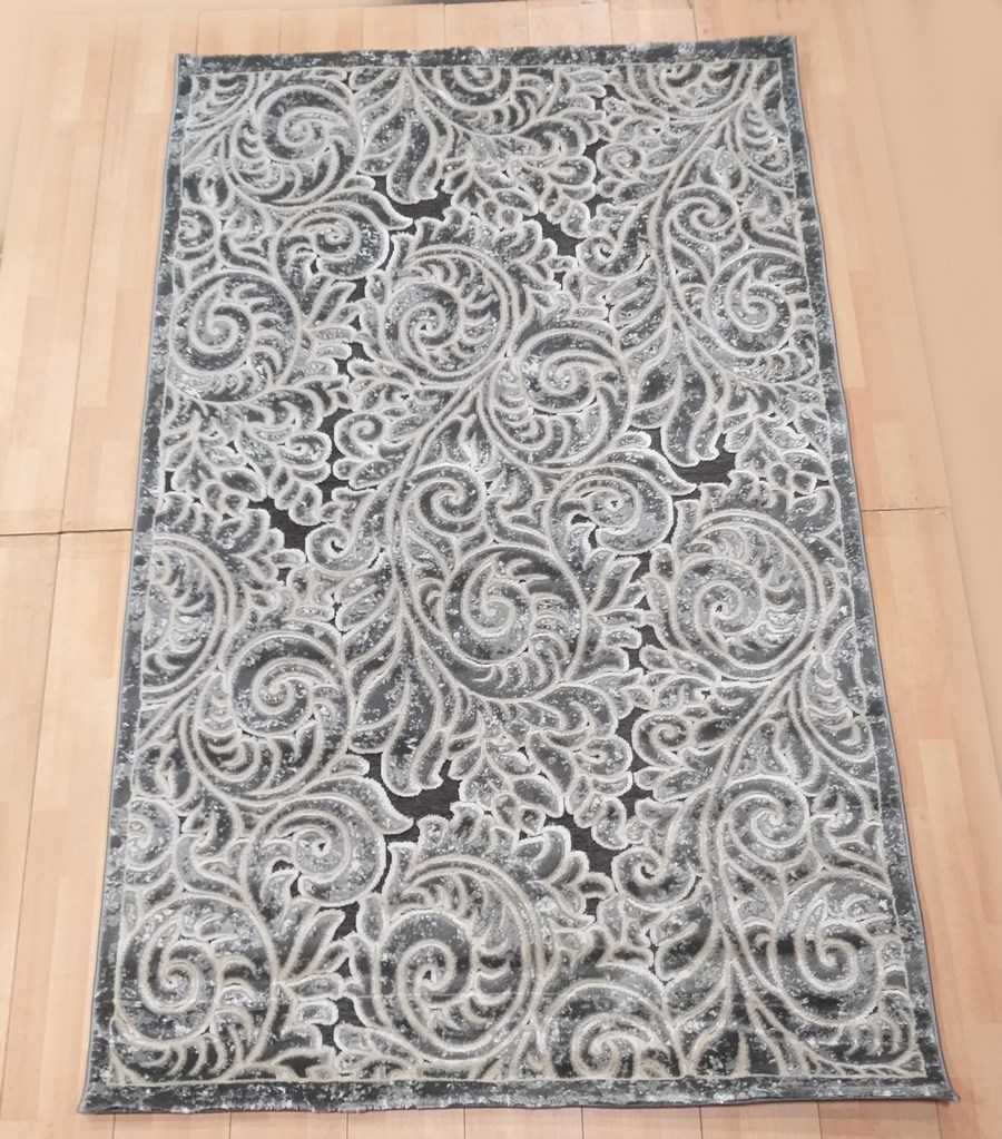 фото Ковер pegas 3864f прямой серый 280x380 sofia rugs