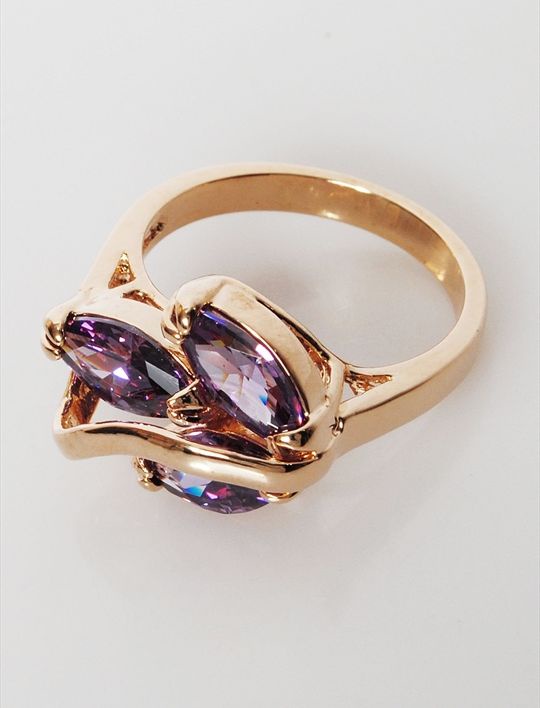 

Кольцо из бижутерного сплава р. 20 Lotus Jewelry 242R-20am, аметист, 242R-20am