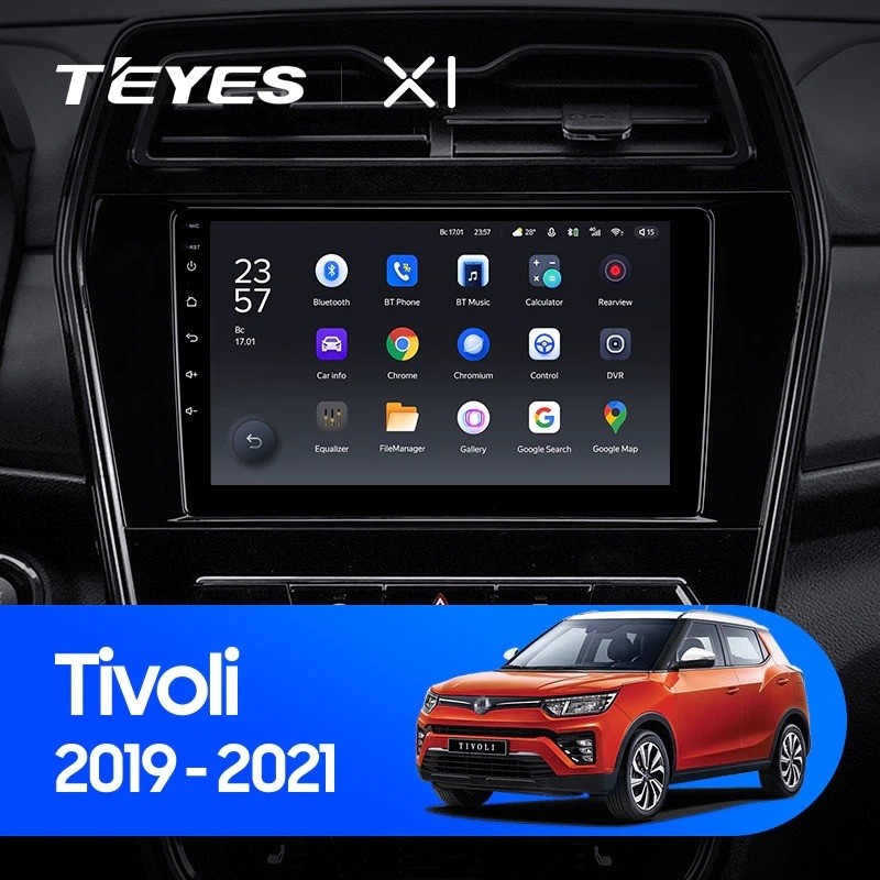 Штатная магнитола Teyes X1 4G 232 SsangYong Tivoli 2019-2021 2560000₽