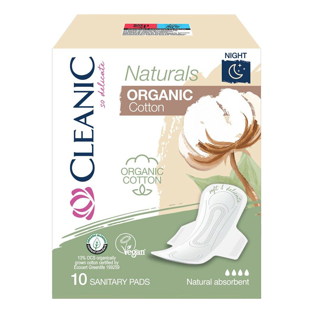 Прокладки гигиенические Cleanic Naturals Organic Cotton 10 шт 589₽