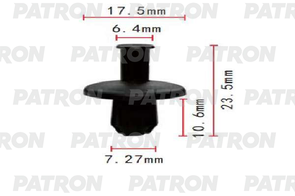 

Клипса Пластмассовая Сhrуslеr Применяемость: Решётки PATRON p371819