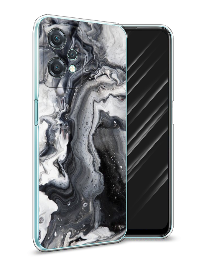 

Чехол Awog на OnePlus Nord CE 2 Lite 5G Бело-черные сложные полосы", Разноцветный, 152850-3