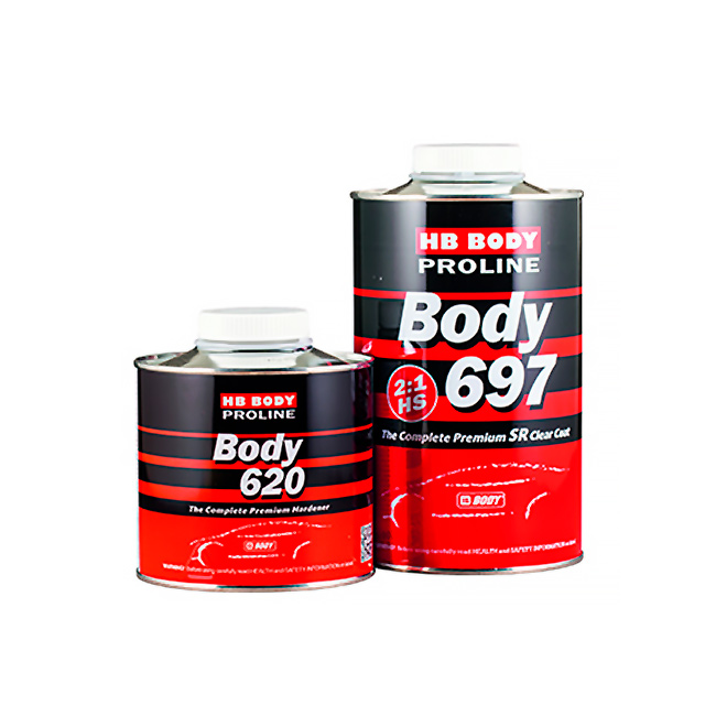 

Автомобильный лак против царапин Body 697 HS 2:1 Proline 1 л. с отвердителем 0,5 л., Прозрачный, Автомобильный лак против царапин Body 697 HS 2:1 Proline