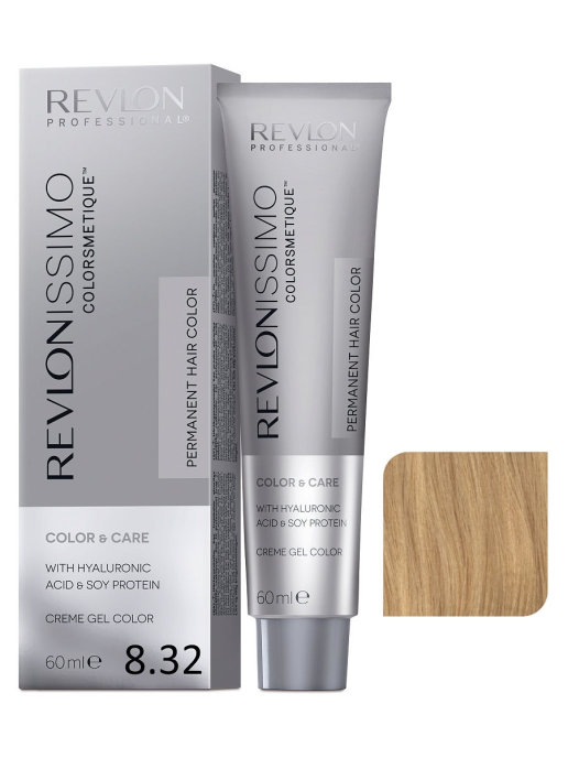 фото Краска для волос revlon professional revlonissimo colorsmetique 8,32 50 мл