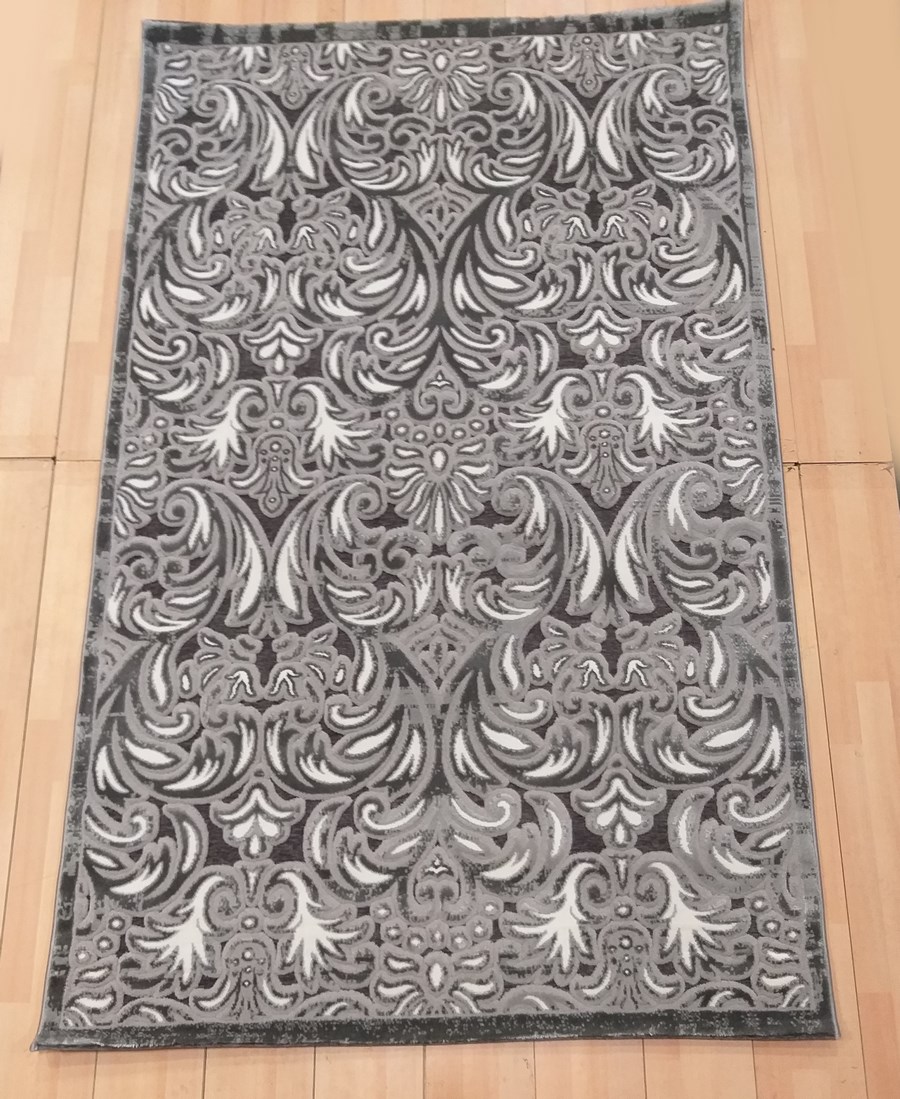 фото Ковер pegas 3862f прямой серый 120x180 sofia rugs