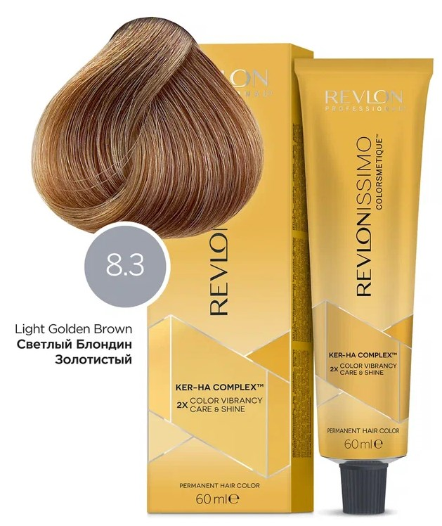 

Краска для волос Revlon Professional Revlonissimo Colorsmetique Color & Care 8.3
