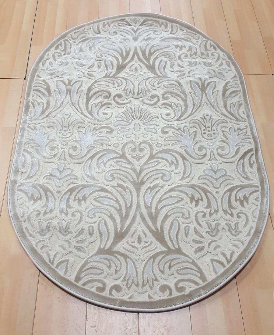 фото Ковер pegas 3862a овал кремовый 280x380 sofia rugs