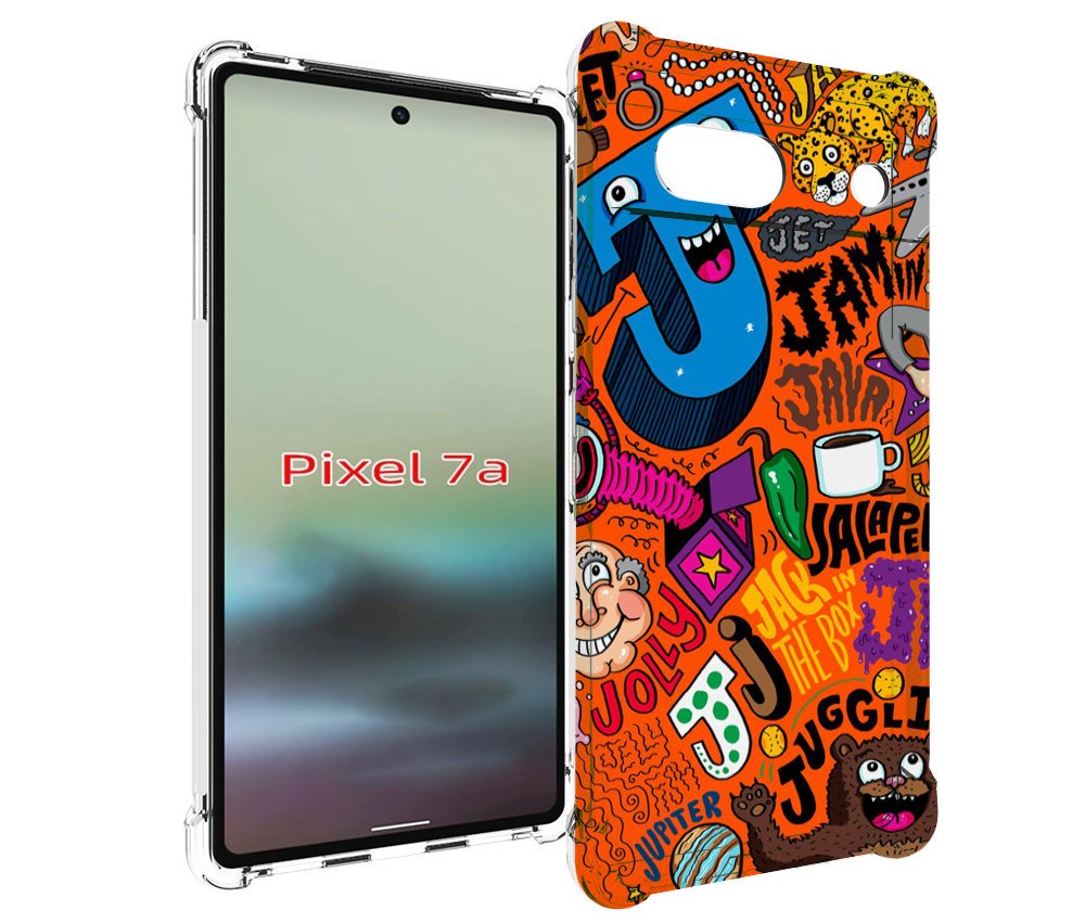 

Чехол MyPads funky-decor для Google Pixel 7A, Tocco