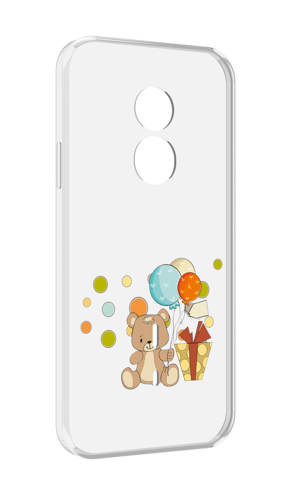 

Чехол MyPads медвеженок с подарком для Doogee S51, Прозрачный, Tocco