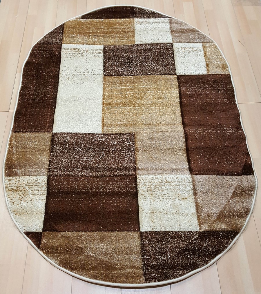 фото Ковер fruzan 3819z овал крем 080x150 sofia rugs