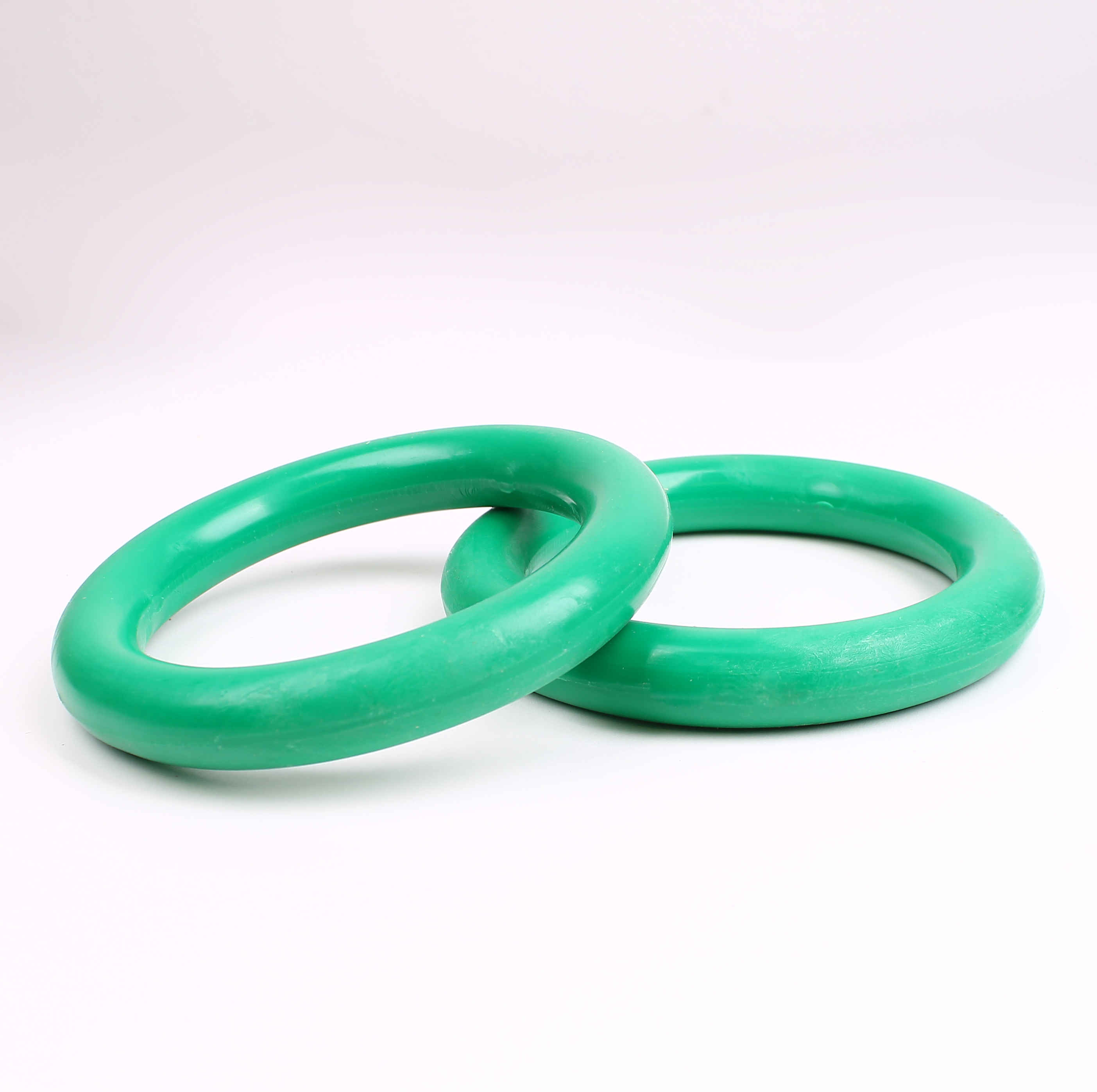Кольца гимнастические круглые Maksi kids без строп В-2 зеленые
