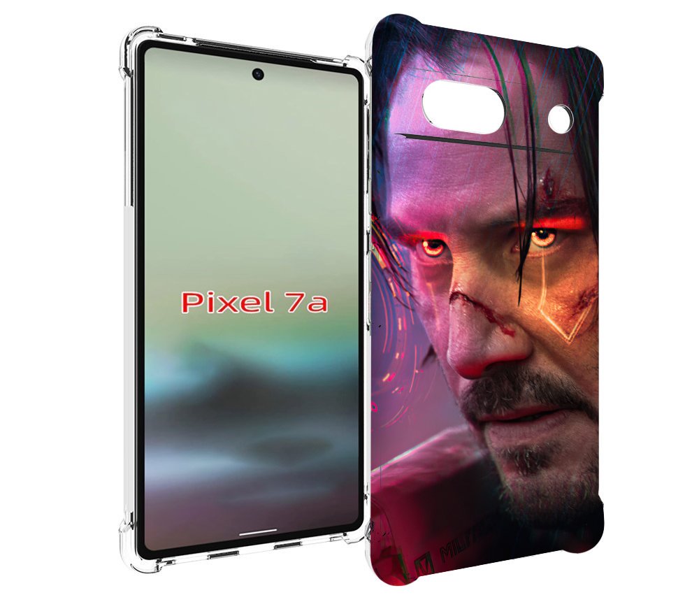 

Чехол MyPads cyberpunk 2077 Джонни Сильверхенд для Google Pixel 7A, Tocco