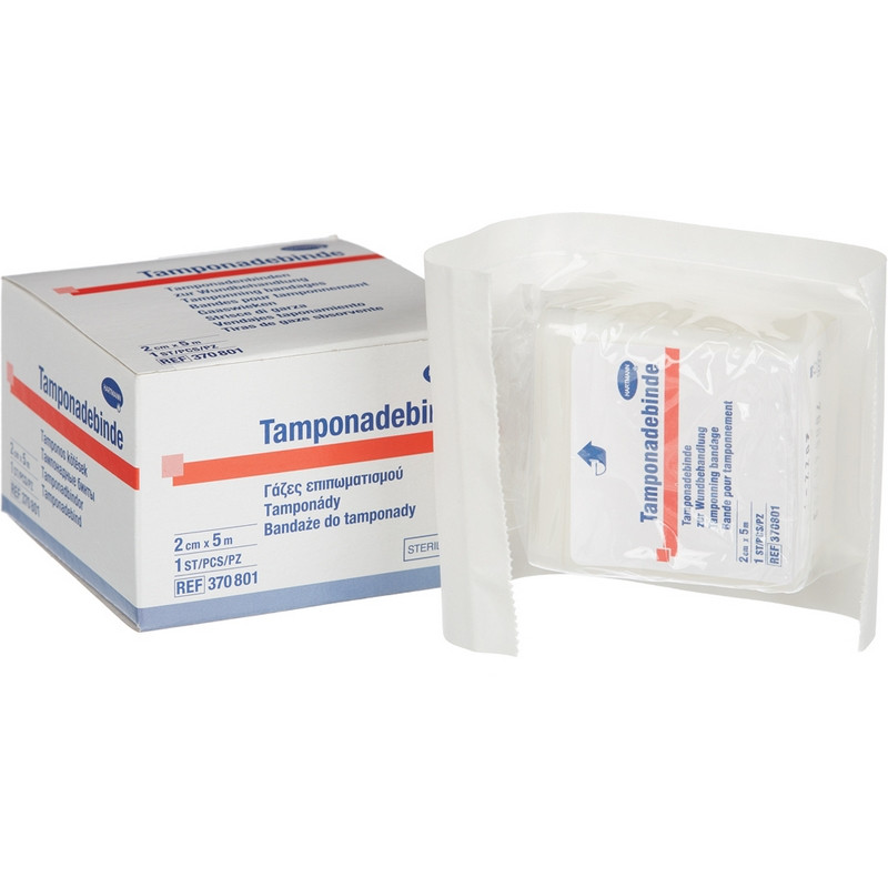 

Тампонадный бинт стерильный TAMPONADEBINDEN 2х500 см