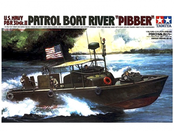 фото 35150 tamiya 1/35 американский водометный патрульный катер pbr31mkii pibber