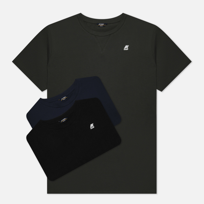 Комплект мужских футболок K-Way Edwing 3-Pack комбинированный, Размер M
