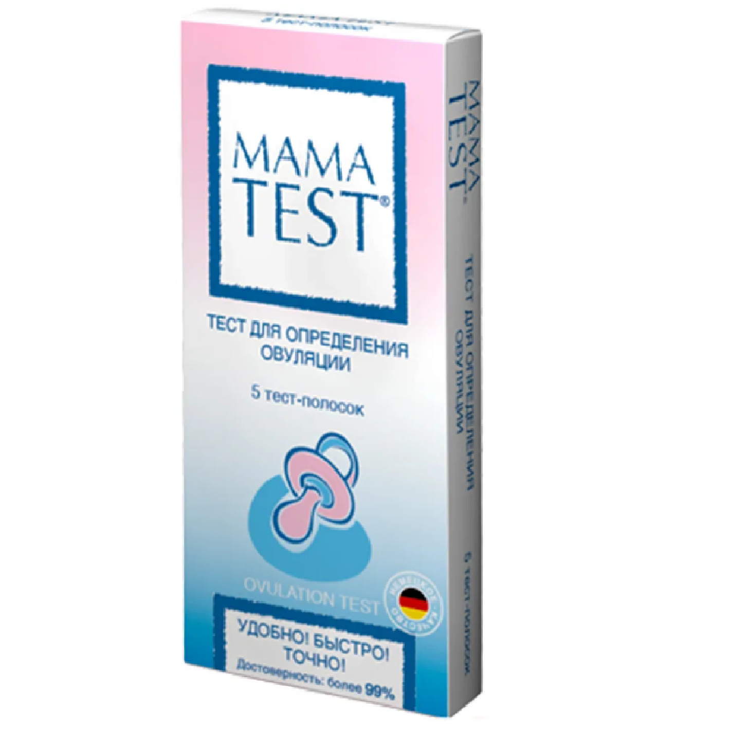 Тест для определения овуляции Mama Test полоски 5 шт.