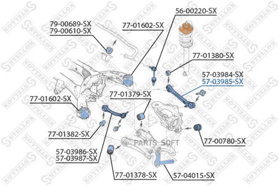 

Рычаг подвески Stellox 5703985SX