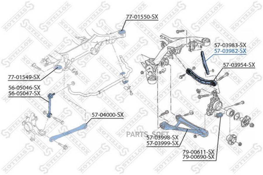 

Рычаг подвески Stellox 5703982SX