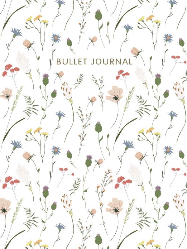 

Блокнот «Bullet Journal. Полевые цветы», 80 листов
