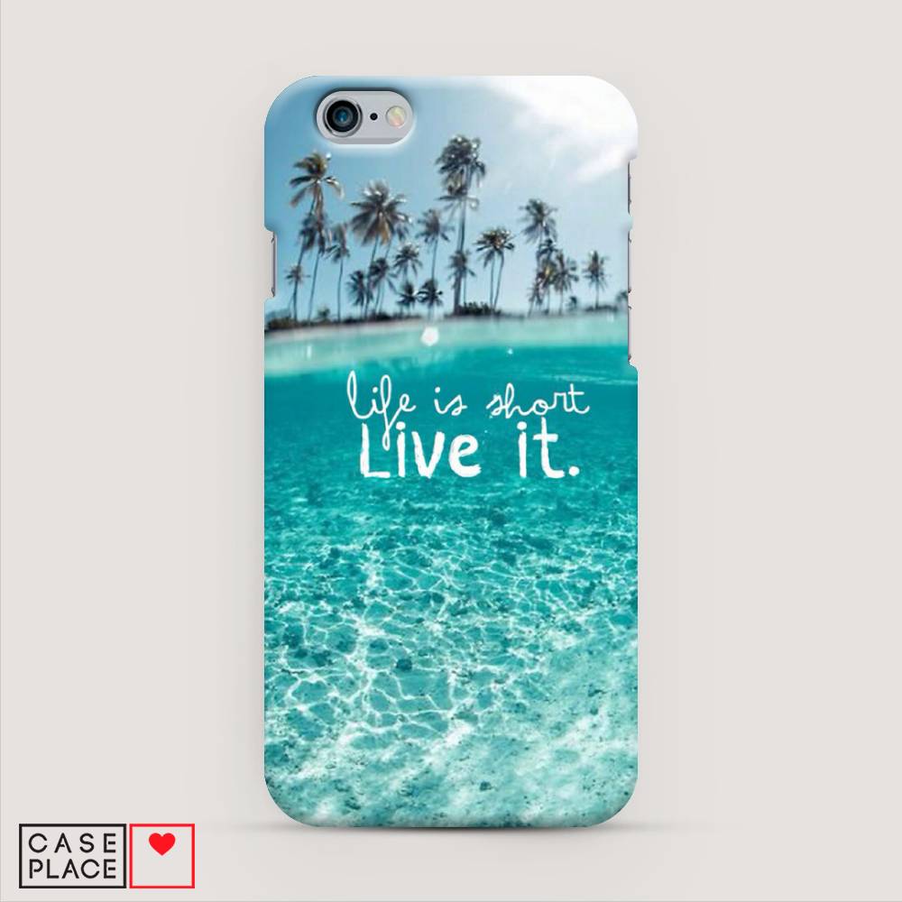 

Пластиковый чехол "Live it" на Apple iPhone 6, 10420-5