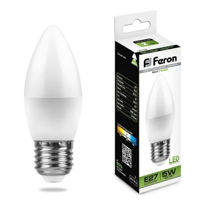 

Лампочка светодиодная Feron LB-72, 25765, 5W, E27 (комплект 10 шт.)