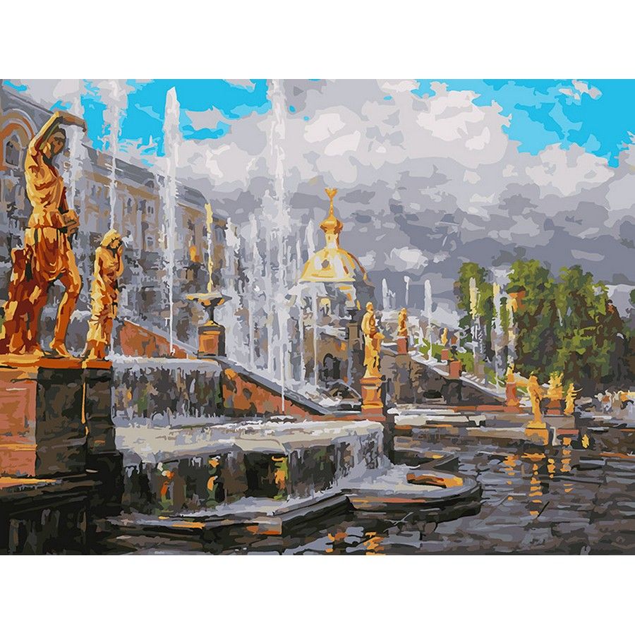 

Картина по номерам Белоснежка Петергоф Большой каскад Бенуа, 1187-AS, Петергоф. Большой каскад Бенуа