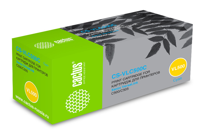 

Картридж CACTUS 106R03877 Cyan для принтера Xerox, Голубой, 106R03877 Cyan