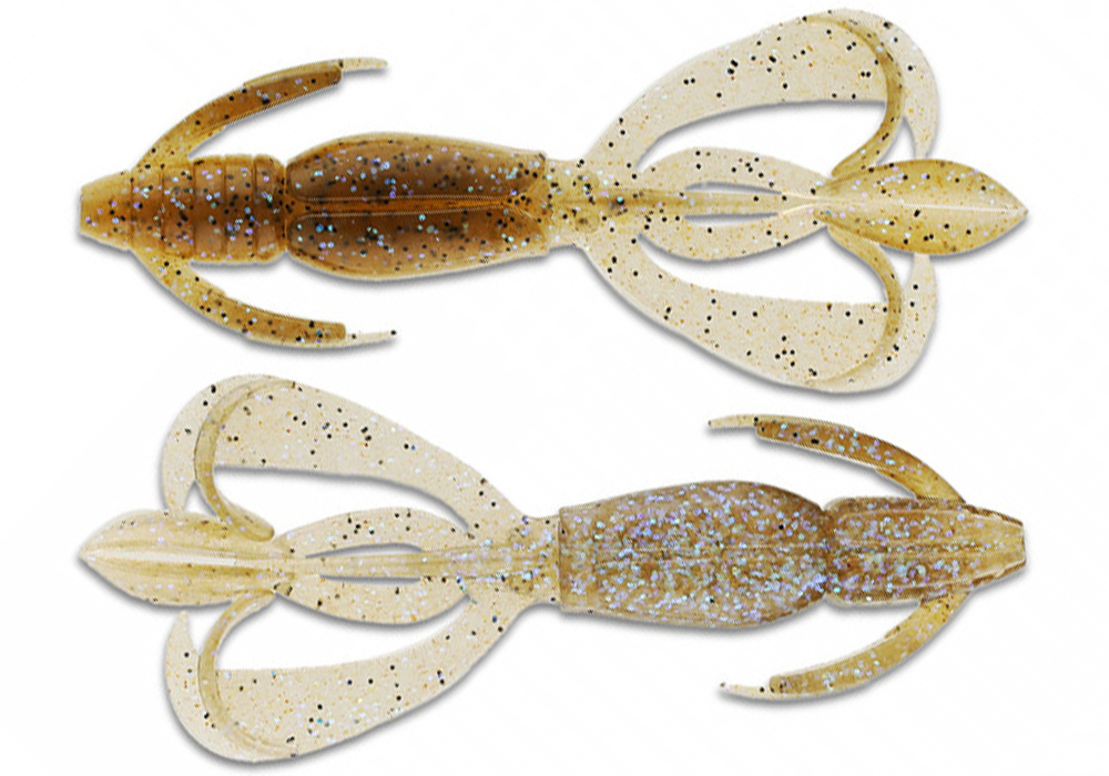 

Силиконовая приманка Keitech Crazy Flapper 4.4" #462T Electric Smoke Craw, Разноцветный, Crazy Flapper 4.4"