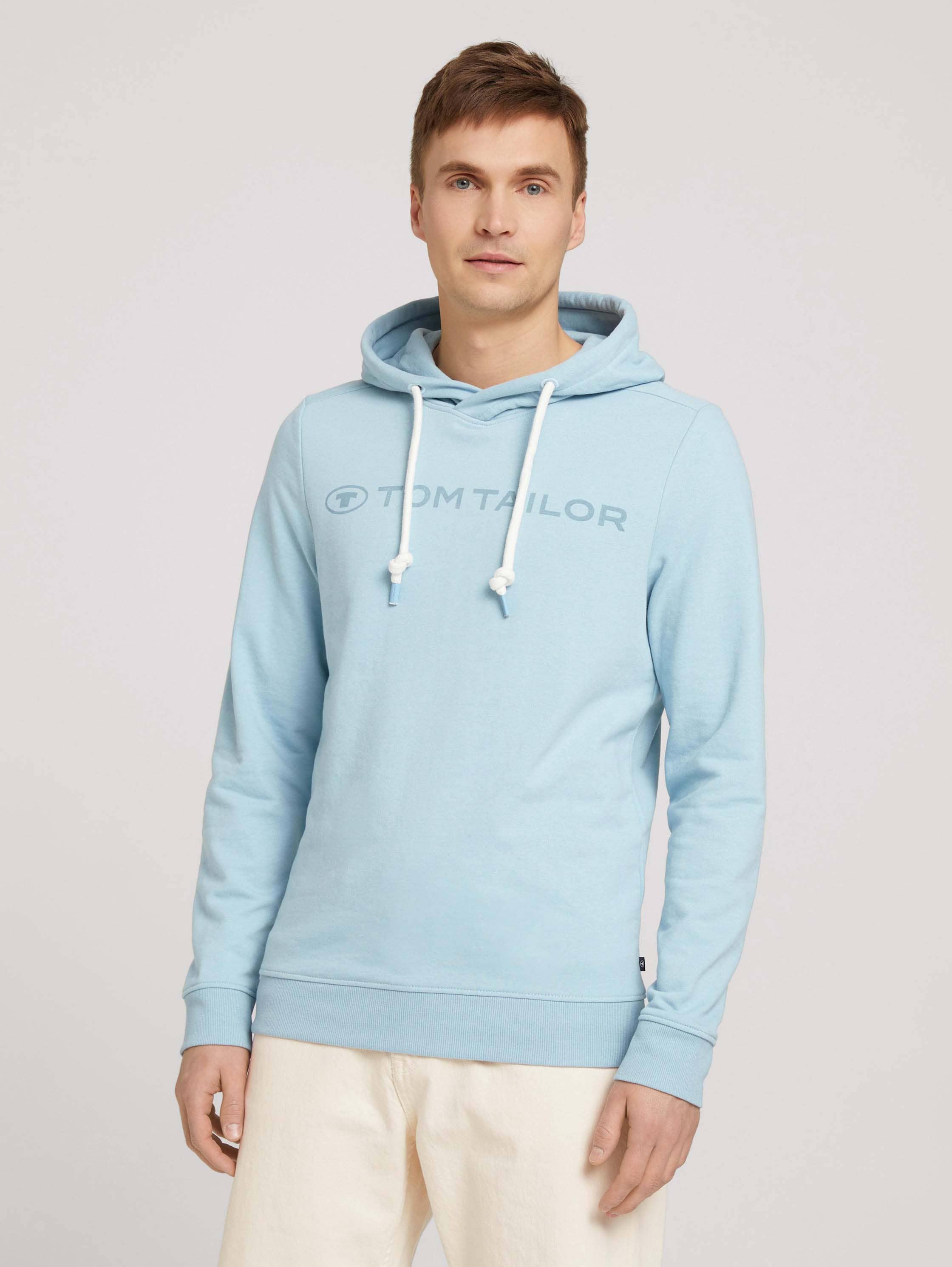 

Толстовка мужская TOM TAILOR 1030553 голубая 2XL, 1030553