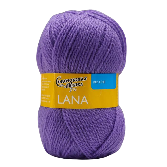 

Пряжа Lana (Лана) 50% шерсть, 50% акрил 200м/50гр (272 колокол.), Пряжа для вязания "Лана"