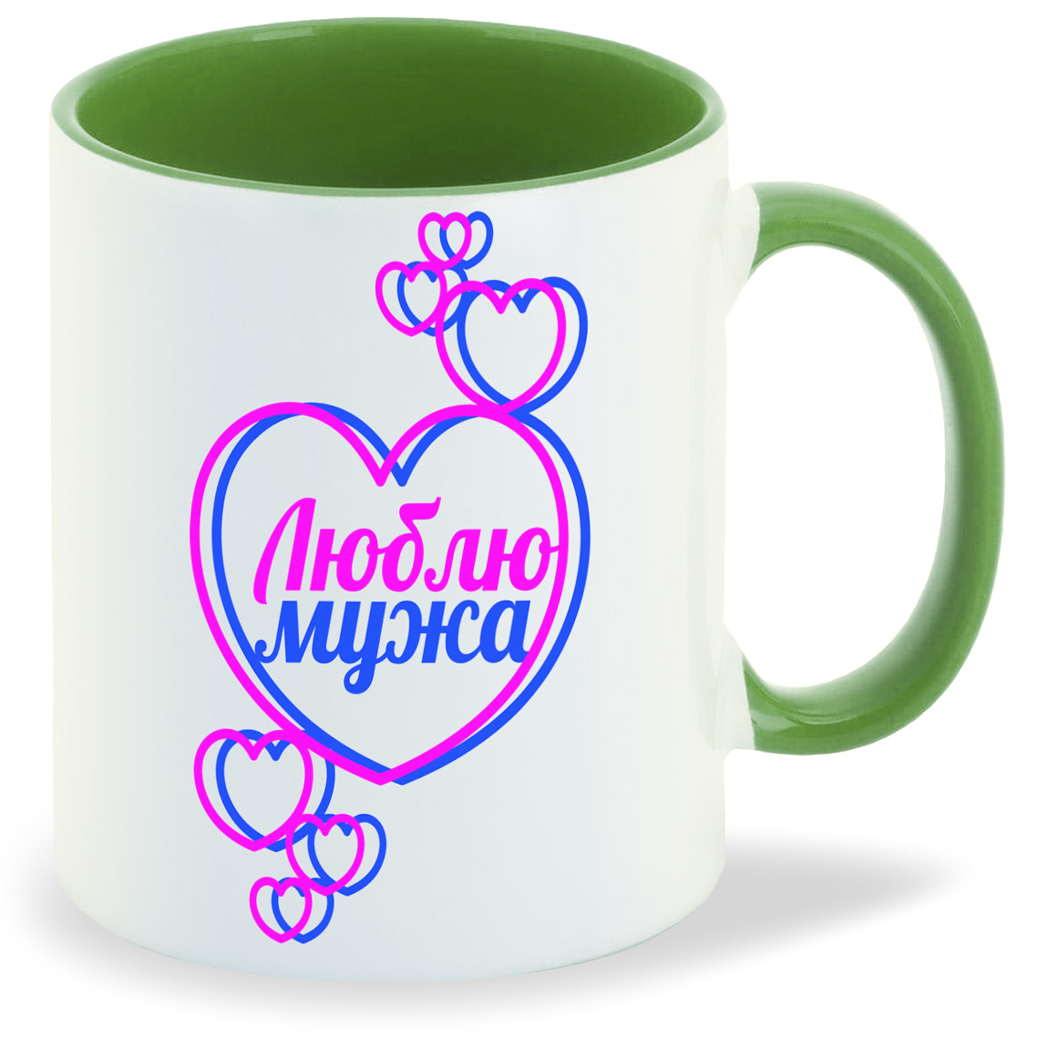 

Кружка CoolPodarok Люблю мужа, Люблю мужа