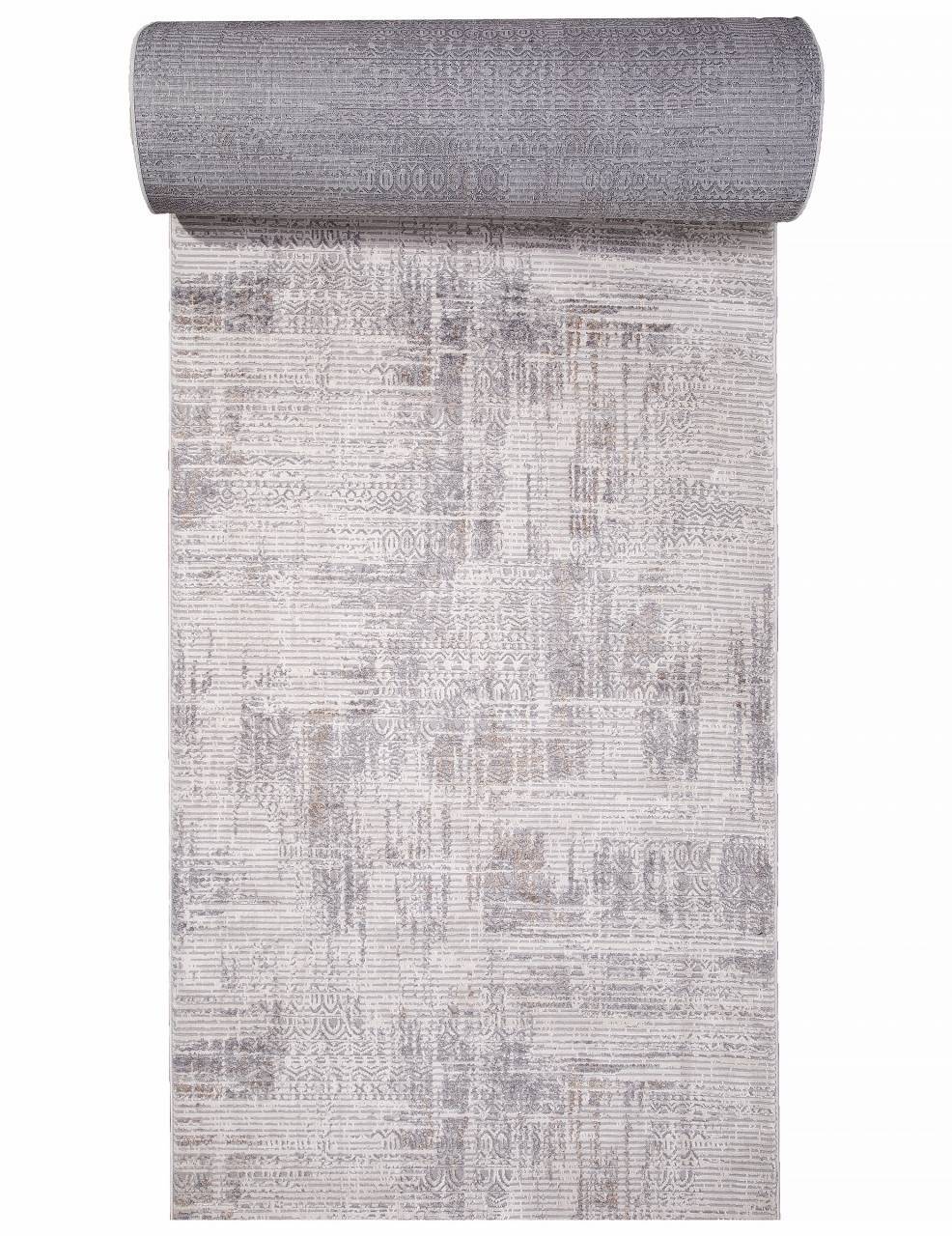 

Ковровая дорожка ALANYA 22403A WHITE/GREY SHR