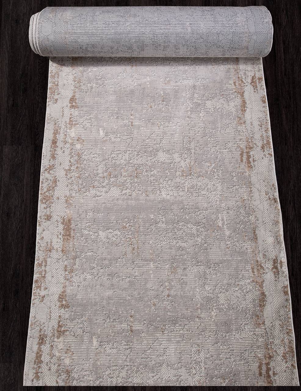 фото Ковровая дорожка alanya 22400a white/grey shr durkar