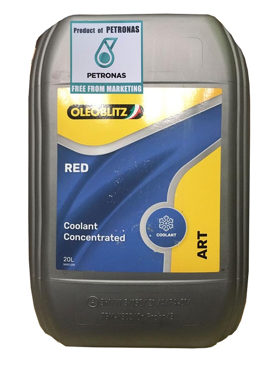 Антифриз-концентрат красныйPETRONAS OLEOBLITZ ART RED 20 л. ASTM D 3306 TYPE 1-FF шт/77002