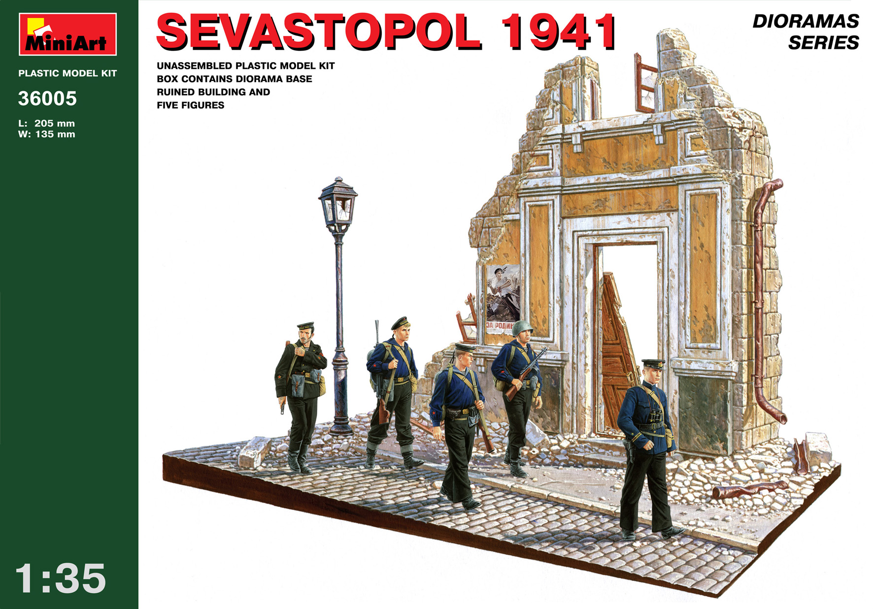 

Сборная модель MiniArt 1/35 Диорама "Севастополь. 1941 год" 36005