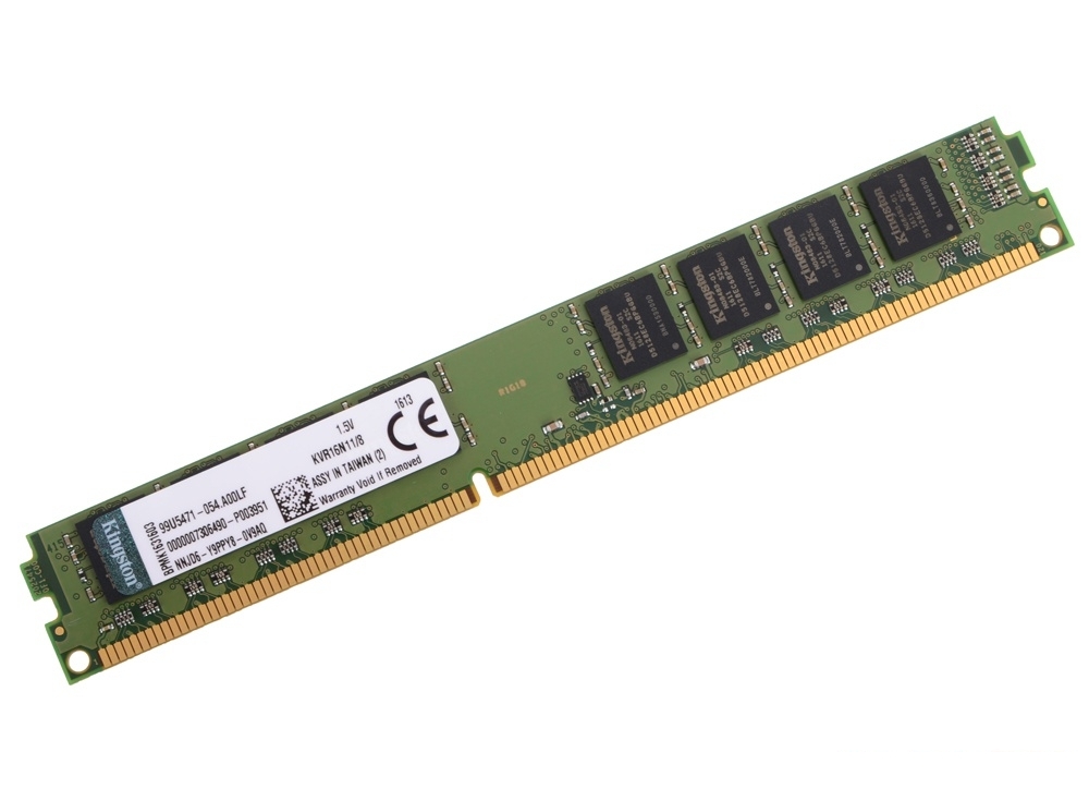 

Оперативная память Kingston DIMM (KVR16LN11/8.), DDR3L 1x8Gb, 1600MHz, DIMM