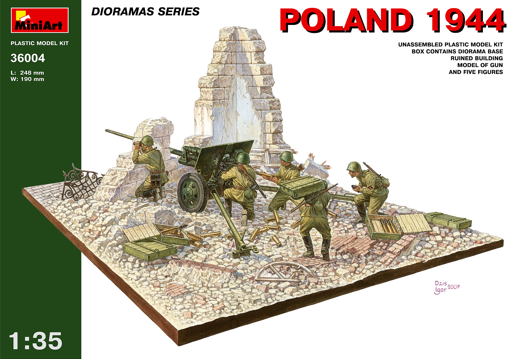 

Сборная модель MiniArt 1/35 Диорама "Польша 1944 год" 36004
